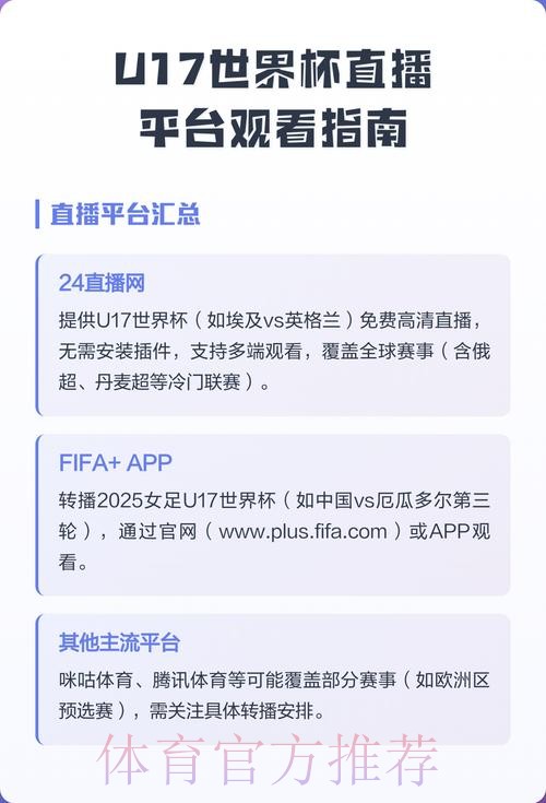 2026世界杯直播实时更新观看指南直播平台